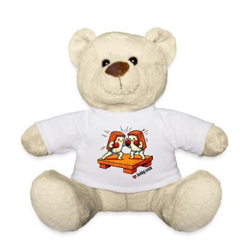 Boxeur de sushi - Nounours - blanc - Devant