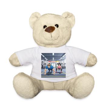 Collection de dessins animés GIDAGI Fitness - Nounours - blanc - Devant