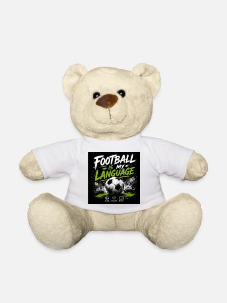 Le football est mon langage - Nounours - blanc