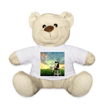 Astronaut at Dusk in Field - Teddy Bear - white - Front