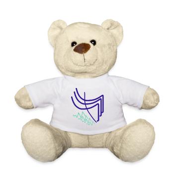 Harmonie abstraite - Nounours - blanc - Devant