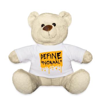 Définir le graphique sarcastique drôle normal - Nounours - blanc - Devant