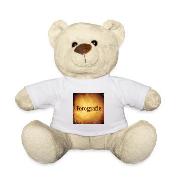 Fotografie – Vintage-Design in Braun & Beige - Teddy - Weiß - Vorne