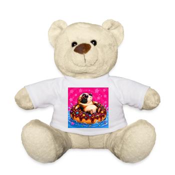 donut choupie - Nounours - blanc - Devant