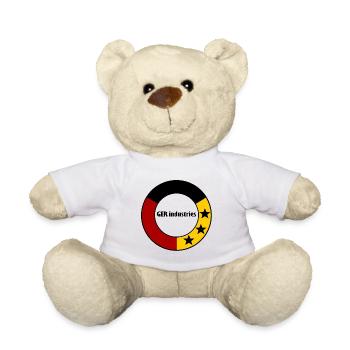 Germany black red gold - Teddy Bear - white - Front