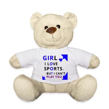 Typographie de la pièce Bold Girl - Nounours - blanc - Devant