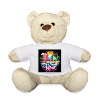 Kolorowe Lody Tropikalne - Teddy Bear - white - Front