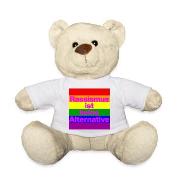 RASSISMUS IST KEINE ALTERNATIVE NIE WIEDER, NO NZS - Teddy - Weiß - Vorne
