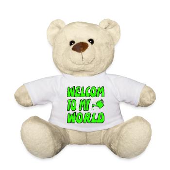 Jardin - Nounours - blanc - Devant