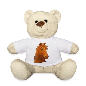 Pastel Horse - Nounours - blanc - Devant