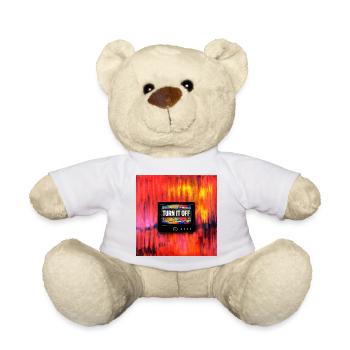 Turn It Off  typograpghy - Nounours - blanc - Devant
