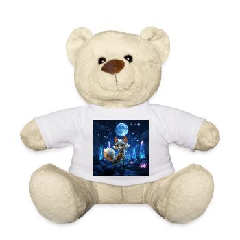 Renard Lunaire Néon - Nounours - blanc - Devant
