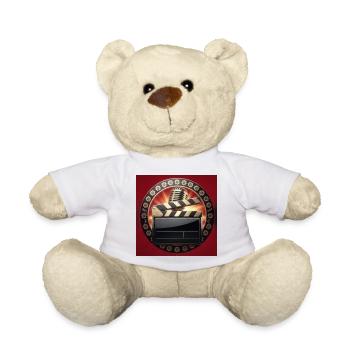 Retro Cinema Clapboard - Teddy Bear - white - Front