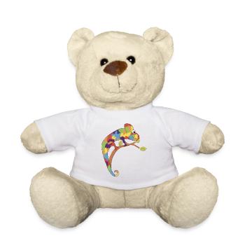 Caméléon neurodivergent - Nounours - blanc - Devant