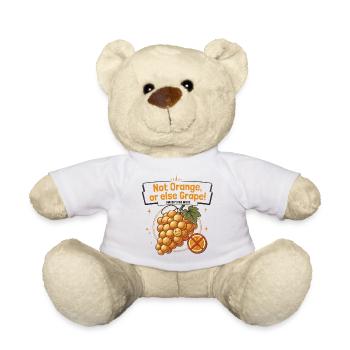 Not Orange, or Else Grape! — Amber Wine - Teddy Bear - white - Front
