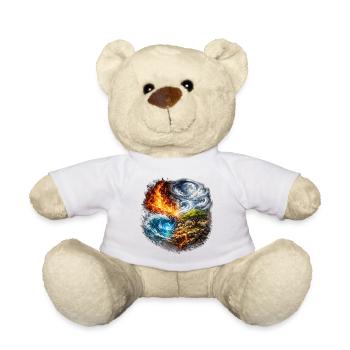 Tempête élémentaire au-dessus de l’arbre - Nounours - blanc - Devant