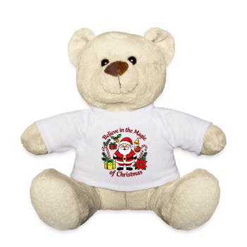 Believe in Christmas Magic - Teddy Bear - white - Front