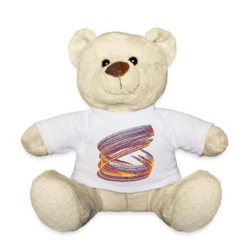 Vortex de Lumière du Chaos – Attracteur Étrange - Nounours - blanc - Devant
