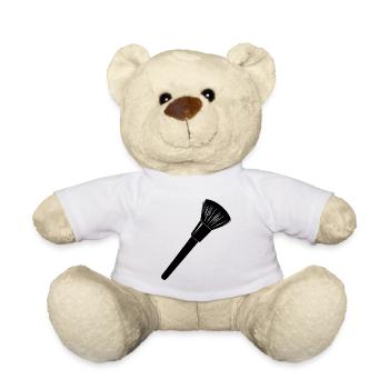 Pinceau maquillage - Nounours - blanc - Devant