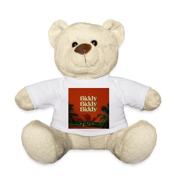 Biddy Biddy Biddy by Mark Noone - Teddy Bear - white - Front