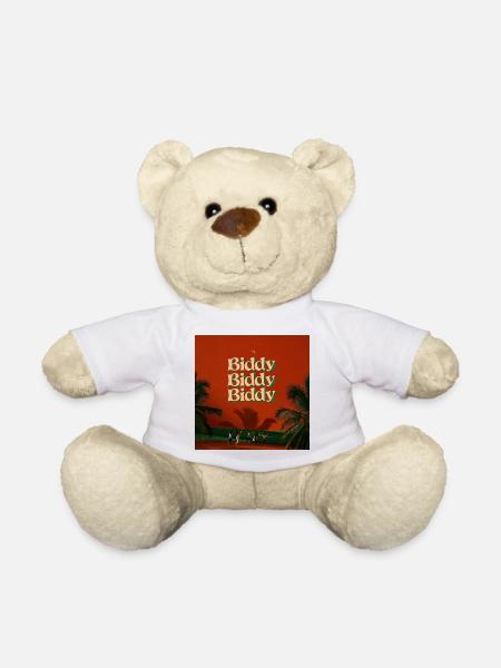 Biddy Biddy Biddy by Mark Noone - Teddy Bear - white