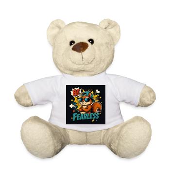 Écureuil cool dans le style Pop Art des bandes dessinées - Nounours - blanc - Devant