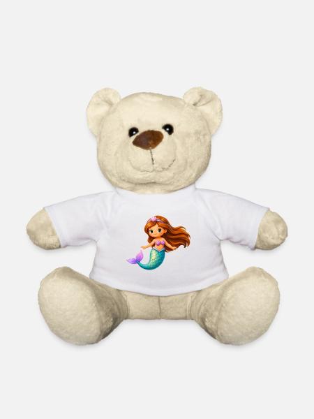 Meerjungfrauenprinzessin Korallenküste - Teddy - Weiß