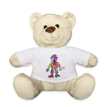 Bunte-Figur - Teddy - Weiß - Vorne