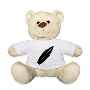 Surfboard - Teddy Bear - white - Front