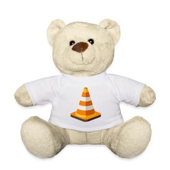 Verkehrskegel - Teddy - Weiß - Vorne