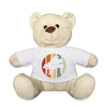 Cadeau pour musicien piano piano : idée cadeau - Nounours - blanc - Devant