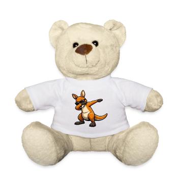 Dabbing Känguru - Teddy - Weiß - Vorne