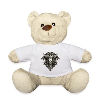 Walküre-Wolfswappen - Teddy - Weiß - Vorne