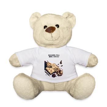 Creative Notebook and Butterflies - Teddy Bear - white - Front