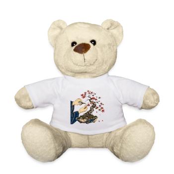 Zen-Bonsai-Fingerarbeit - Teddy - Weiß - Vorne