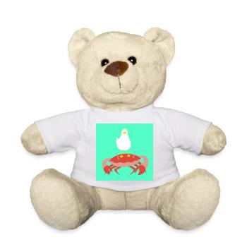 Crabb-n-Gull mint - Teddy - Weiß - Vorne