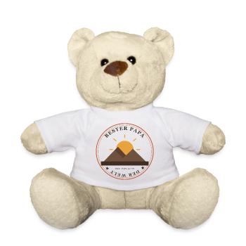 Papas Bergsonne Emblem - Teddy - Weiß - Vorne