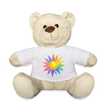 Achtsamkeit ich bin genung - Teddy - Weiß - Vorne