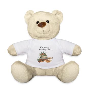 Christmas Reading Club Books Christmas - Teddy Bear - white - Front