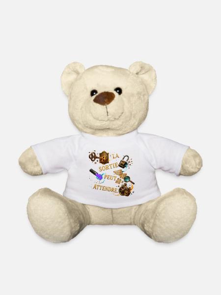 Sortie peut attendre – Steampunk mystique - Nounours - blanc