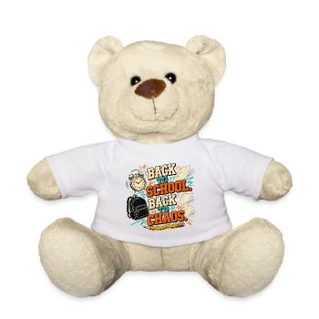 Back to School – Back to Chaos - Teddy - Weiß - Vorne
