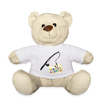 Kindergartenkind Kindergarten Angeln - Teddy - Weiß - Vorne