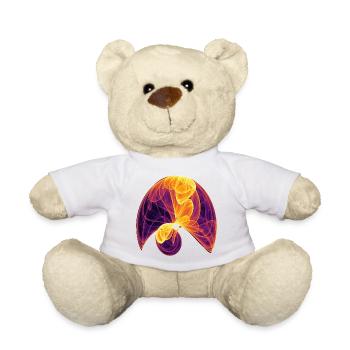 Sonnenblüte – Mathe Kunst - Teddy - Weiß - Vorne