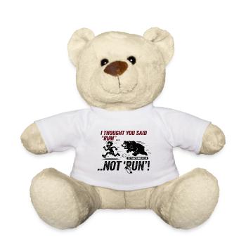 Rum Not Run lustige Bärenjagd - Teddy - Weiß - Vorne