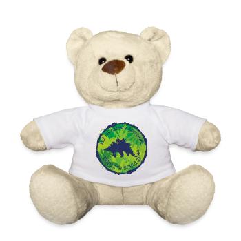 Stegosaurus Adventure Finally School – Schoolchild - Teddy Bear - white - Front