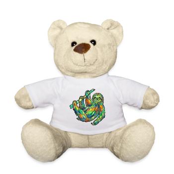 Paresseux géométrique - Nounours - blanc - Devant