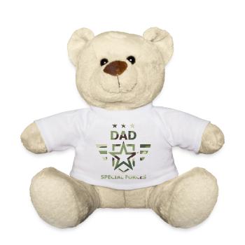 Vater-Spezialeinheiten-Tarn-Militär - Teddy - Weiß - Vorne