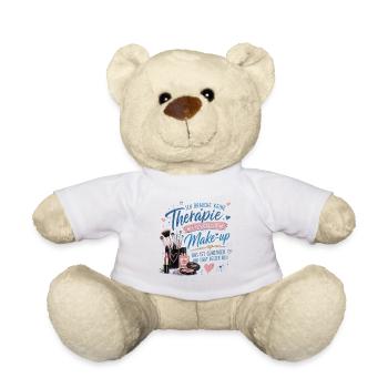 Ich brauche Make-up statt Therapie - Teddy - Weiß - Vorne
