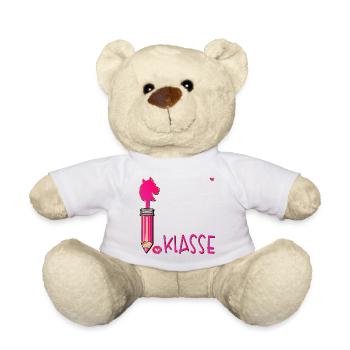 Inscription scolaire Enfants Passe-temps - Nounours - blanc - Devant