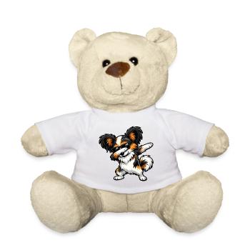 Dab de Papillon dans le style Comic - Nounours - blanc - Devant